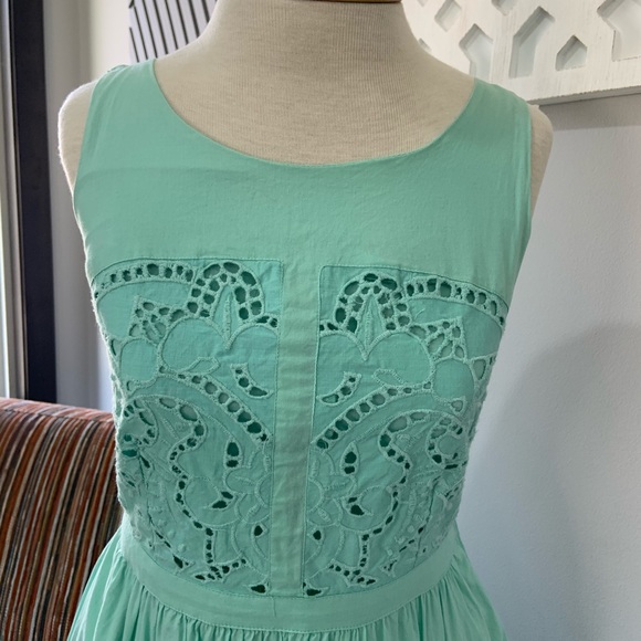 Anthropologie Bottlegreen Dress - Picture 3 of 4